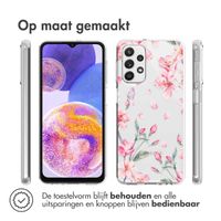 imoshion Design hoesje Samsung Galaxy A23 (5G) - Bloem - Roze