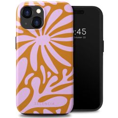 Selencia Vivid Backcover Apple iPhone 15 - Modern Bloom Pink