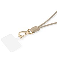 iDeal of Sweden Vegan Leather Phone Strap - Universeel verstelbaar telefoonkoord - Beige