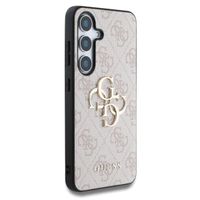 Guess 4G Metal Logo Backcover Samsung Galaxy S25 Plus - Roze