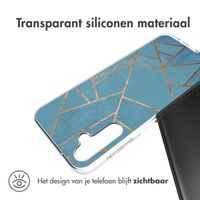 imoshion Design hoesje Samsung Galaxy A14 (5G/4G) - Blue Graphic