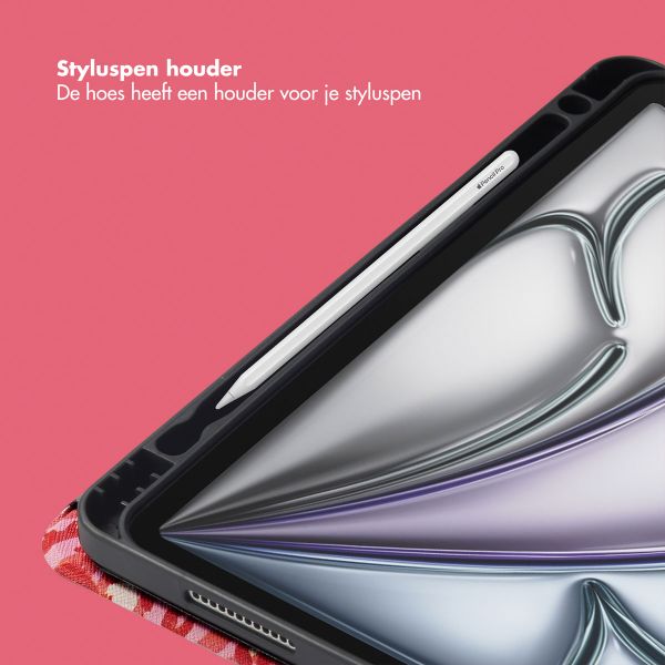 Selencia Vivid tablethoes Apple iPad Air 11 inch (2025) M3 / (2024) M2 / Air 5 (2022) / Air 4 (2020) - Wild Spots Lipstick
