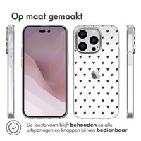 imoshion Design hoesje iPhone 14 Pro - Hartjes - Zwart