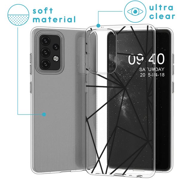 imoshion Design hoesje Samsung Galaxy A52(s) (5G/4G) - Grafisch - Lijn