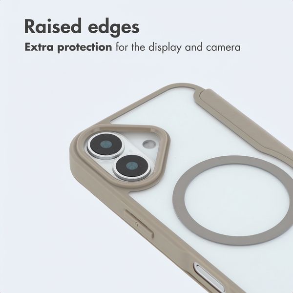 imoshion Transparent Bookcase with MagSafe Apple iPhone 17 - Beige