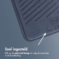 Accezz Magnetische Leren Wallet met standaard - Geschikt voor Apple Find My - Nightfall Blue