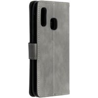 imoshion Luxe Lederen Bookcase Samsung Galaxy A20e - Grijs