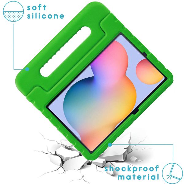 imoshion Kidsproof Backcover met handvat Samsung Galaxy Tab S6 Lite / Tab S6 Lite (2022) / Tab S6 Lite (2024) - Groen