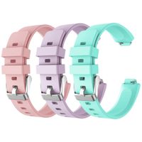 imoshion Siliconen bandje Multipack Fitbit Inspire - Roze / Paars / Turquoise
