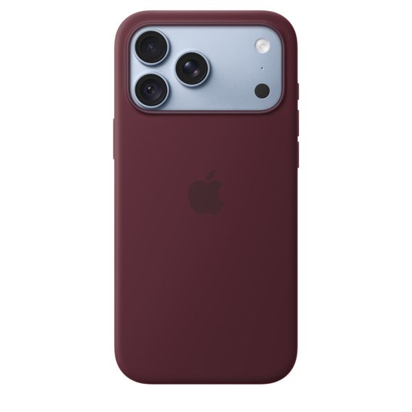 Apple Siliconenhoesje met MagSafe Apple iPhone 18 Pro Max - Burgundy