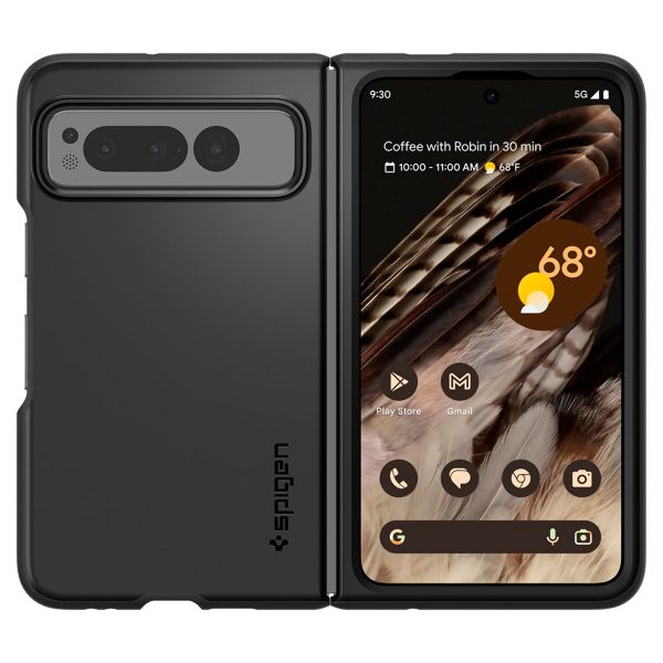 Spigen Thin Fit Pro Backcover Google Pixel Fold - Zwart