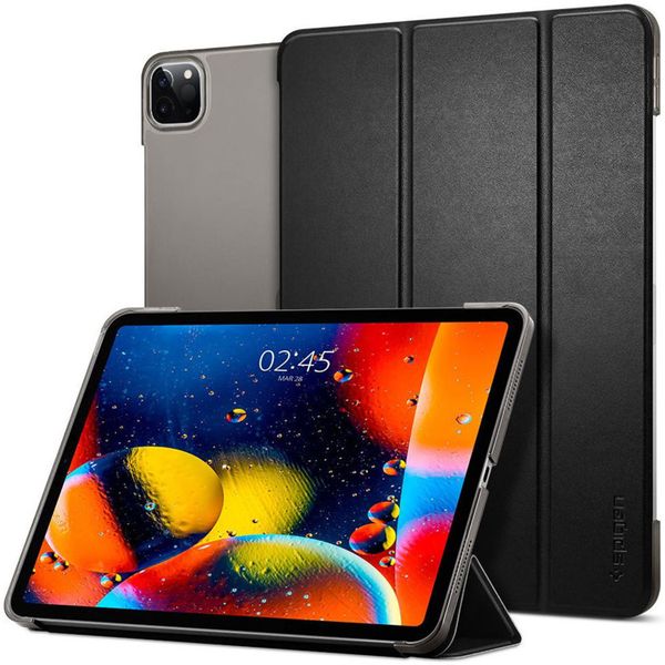 Spigen Smart Fold Bookcase iPad Pro 11 (2020) - Zwart