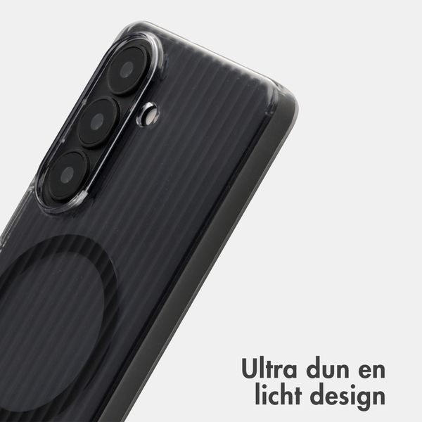 Accezz Lite Backcover met MagSafe | Fluted | Samsung Galaxy S26 - Zwart