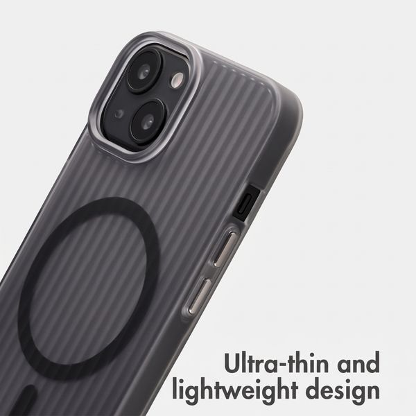 Accezz Lite Case with MagSafe | Fluted | Apple iPhone 13 - Grey