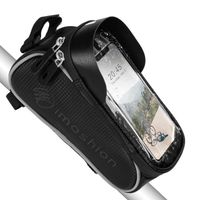 imoshion Telefoonhouder fiets - Met pouch - Universeel - Fietsframe - Zwart