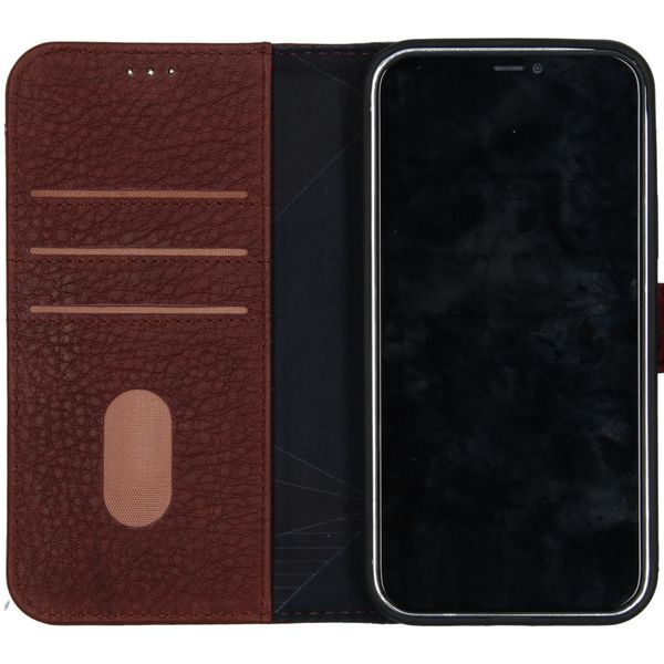 Decoded 2 in 1 Leather Detachable Wallet iPhone 12 (Pro) - Bruin