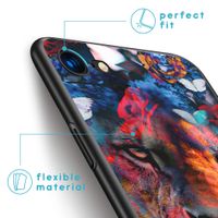 imoshion Design hoesje iPhone SE (2022 / 2020) / 8 / 7 - Jungle - Leeuw