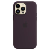 Apple Silicone Back Cover with MagSafe Apple iPhone 14 Pro Max - Elderberry