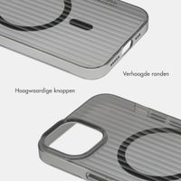 Accezz Lite Backcover met MagSafe | Fluted | Apple iPhone 13 - Zwart