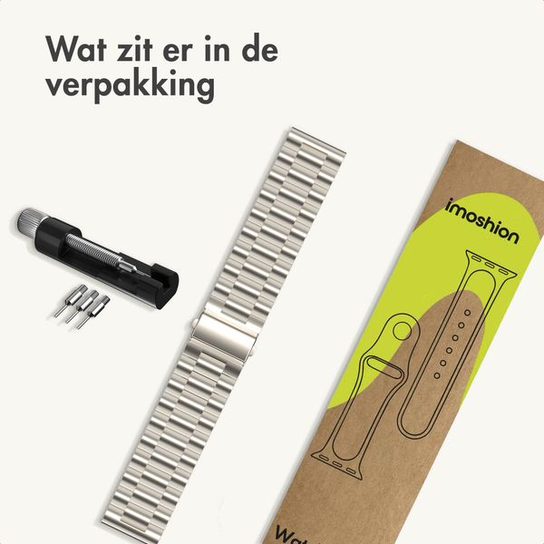 imoshion Stalen bandje Samsung Galaxy Watch 9 (40/44mm) / Watch 8 (40/44mm) / Classic (46mm) - Sterrenlicht