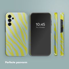 Selencia Vivid Backcover Samsung Galaxy A15 (5G) - Zebra Winter Sky Titanium Yellow