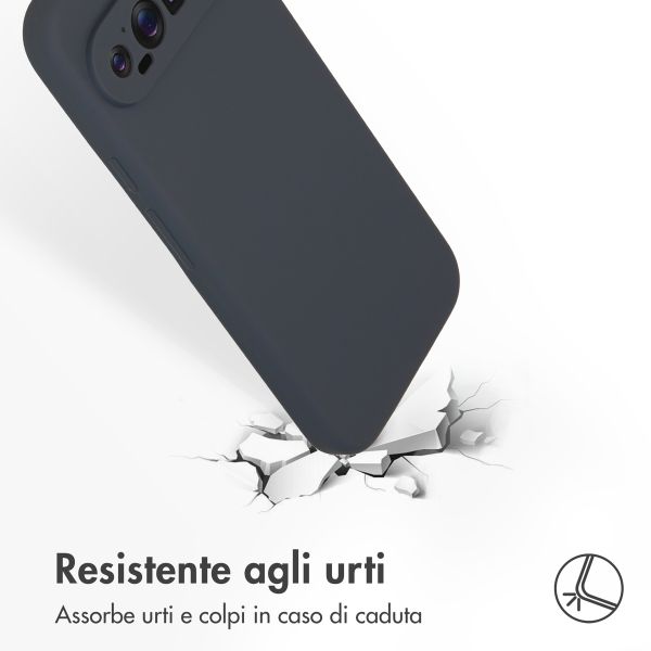 Accezz Liquid Silicone Backcover Google Pixel 9 Pro XL - Donkerblauw