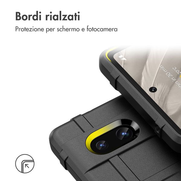 imoshion Rugged Shield Backcover Google Pixel 7a - Zwart