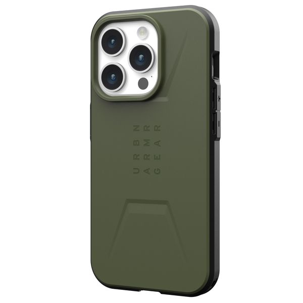 UAG Civilian Backcover MagSafe iPhone 15 Pro - Olive Drab