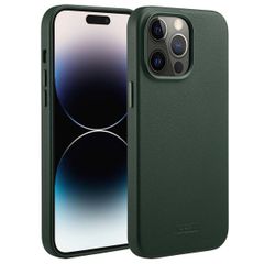 Accezz Leather Back Cover with MagSafe Apple iPhone 14 Pro Max - Cedar Green