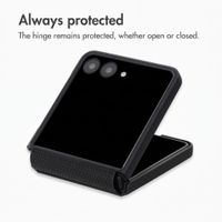 Accezz Grid Back Cover Samsung Galaxy Z Flip 8 - Black