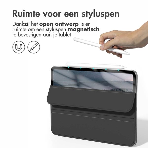 imoshion Magnetic Bookcase Apple iPad Pro 12.9 (2020/2021/2022) - Zwart