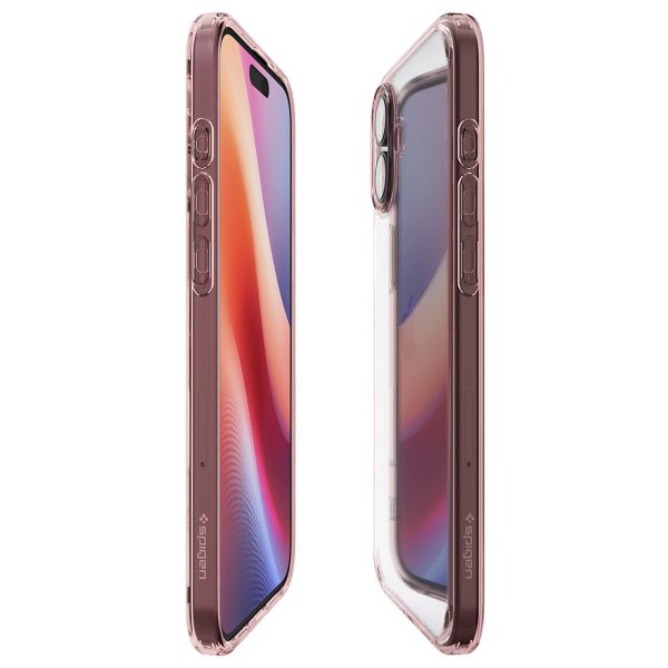 Spigen Ultra Hybrid Backcover Apple iPhone 16 - Rose Crystal