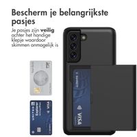 imoshion Backcover met pasjeshouder Samsung Galaxy S21 FE - Zwart