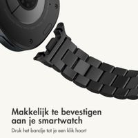 imoshion Stalen bandje Samsung Galaxy Watch 9 (40/44mm) / Watch 8 (40/44mm) / Classic (46mm) - Zwart