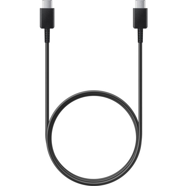 Samsung Originele USB-C naar USB-C kabel - 1 meter - 25 Watt + Originele Fast Charging Adapter USB-C Oplader - 25 Watt - Zwart