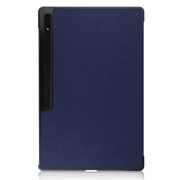 imoshion Trifold Bookcase Samsung Galaxy Tab S8 Ultra - Donkerblauw