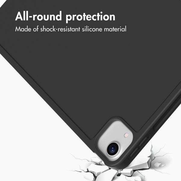 Accezz Smart Silicone Book Case Apple iPad Air 13 inch (2026) M4 / (2025) M3 / (2024) M2 - Black