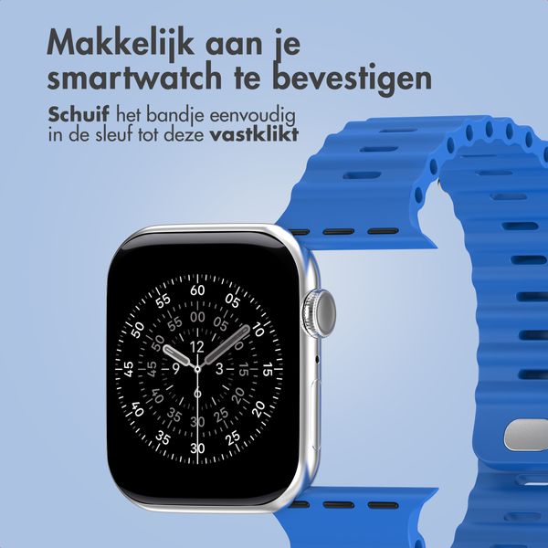 Accezz Ocean bandje Apple Watch | 38/40/41/42 mm - Royal Blue
