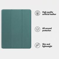 imoshion Trifold Book Case Apple iPad Mini 7 (2024) / iPad Mini 6 (2021) - Dark Green