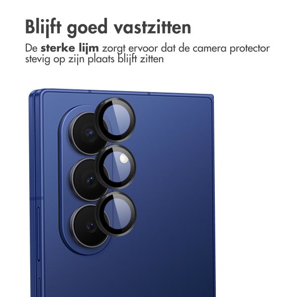 imoshion Camera Protector Glas 2 Pack Samsung Galaxy Z Fold 7 - Zwart