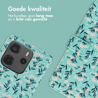 imoshion Design Bookcase Xiaomi Redmi Note 14 (4G) - Blue Flowers