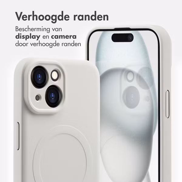 imoshion Color Backcover met MagSafe Apple iPhone 15 - Beige