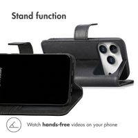 imoshion Luxury Wallet Case Apple iPhone 18 Pro / 17 Pro - Black