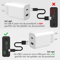 imoshion Ultra Series Aluminium Powerbank 20.000 mAh - Quick Charge en Power Delivery - Gold - Apple iPhone 16 Pro