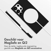 Accezz MagSafe Kevlar Backcover Samsung Galaxy S24 Ultra - Zwart