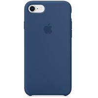 Apple Silicone Backcover Apple iPhone SE (2022 / 2020) / 8 / 7 - Blue Cobalt