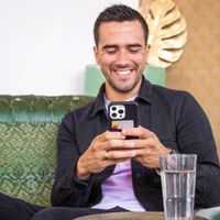 Accezz Premium Leather Card Slot Backcover Apple iPhone 14 Plus - Zwart