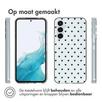 imoshion Design hoesje Samsung Galaxy A54 (5G) - Hartjes - Zwart