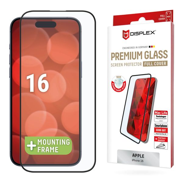 Displex Screenprotector Real Glass Full Cover iPhone 16