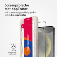 Accezz Gehard Glas Full Cover Screenprotector met applicator Samsung Galaxy S25